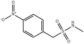 4-硝基-N-甲基苯甲烷磺酰胺 结构式