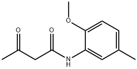 N-(2-メトキシ-5-メチルフェニル)-3-オキソブタンアミド 化学構造式