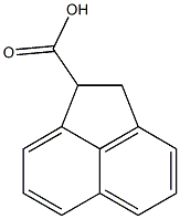 (-)-1-アセナフテンカルボン酸 化学構造式