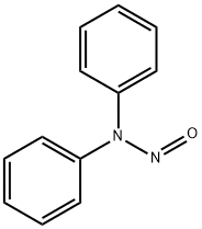 N-亚硝基二苯胺 结构式