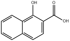 1-ヒドロキシ-2-ナフトエ酸 化学構造式