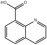 8-キノリンカルボン酸 化学構造式
