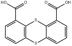 thianthrene-1,9-dicarboxylic acid Structure
