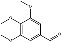 3,4,5-トリメトキシベンズアルデヒド 化学構造式