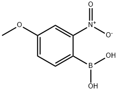 4-甲氧基-2-硝基苯基硼酸, 860034-09-9, 结构式
