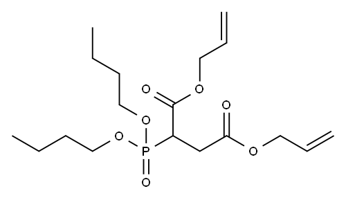 diprop-2-enyl 2-dibutoxyphosphorylbutanedioate|