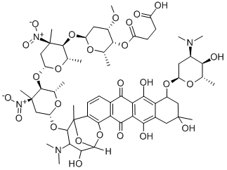 デシロルビシン 化学構造式