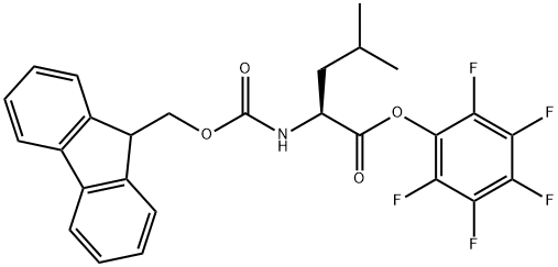 FMOC-LEU-OPFP 化学構造式