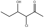 2-Hexanone,  3-chloro-4-hydroxy- Structure