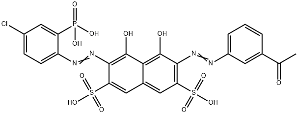 偶氮氯膦-MA 结构式