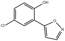 4-氯-2-(5-异噁唑基)苯酚, 86176-56-9, 结构式