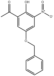 1-(5-(苄氧基)-2-羟基-3-硝基苯基)-乙酮 结构式