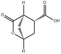 2-オキサビシクロ[2.2.1]ヘプタン-5-カルボン酸, 3-オキソ-, (1R,4R,5R)-シンコニジン塩 化学構造式