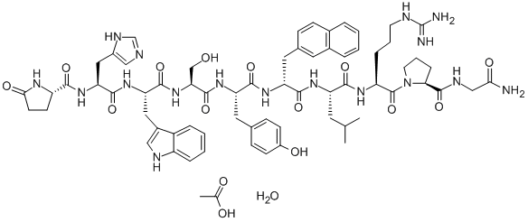 醋酸萘法瑞林, 86220-42-0, 结构式