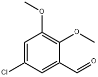 5-氯-2,3-二甲氧基苯甲醛 结构式