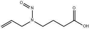 3-carboxypropyl-(2-propenyl)nitrosamine Structure