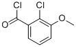 Benzoyl chloride, 2-chloro-3-methoxy- (9CI) Structure