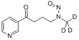 D3-4-(甲基亚硝胺基)-1-(3-吡啶基)-1-丁酮(D3-NNK) 结构式