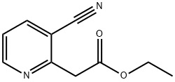 2-(3-氰基吡啶-2-基)乙酸乙酯, 86369-48-4, 结构式