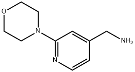 (2-MORPHOLINOPYRID-4-YL)METHYLAMINE Structure