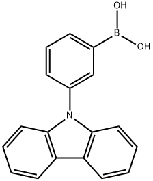 3-(9H-Carbazol-9-yl)phenylboronic acid Struktur