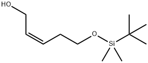 (E)-5-(TERT-BUTYL-DIMETHYL-SILANYLOXY)-PENT-2-EN-1-OL 结构式