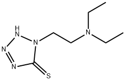 1-(2-Diethylaminoethyl)-5-mercaptotetrazole Structure