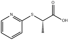 (S)-2-(PYRIDIN-2-YLSULFANYL)-PROPIONIC ACID Structure