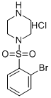 4-(2-BROMO-BENZENESULFONYL)-PIPERAZINE HYDROCHLORIDE Structure