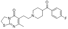 5H-THIAZOLO[3,2A]PYRIMIDIN-5-ONE, 6-[2-[4-(4-FLUOROBENZOYL)-1-PIPERIDINYL]ETHYL]-2,3-DIHYDRO-7-METHYL-|噻托哌隆