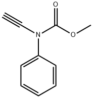 Carbamic  acid,  ethynylphenyl-,  methyl  ester  (9CI) Struktur
