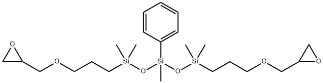 1,5-BIS(GLYCIDOXYPROPYL)-3-PHENYL-1,1,3,5,5-PENTAMETHYLTRISILOXANE Structure