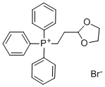 2-(1,3-二氧戊环-2-基)乙基三苯基溴化膦, 86608-70-0, 结构式