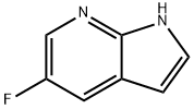 5-フルオロ-1H-ピロロ[2,3-B]ピリジン 化学構造式