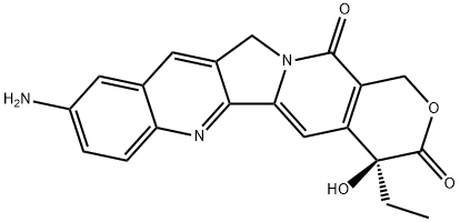 9-amino-20-camptothecin Structure