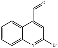 2-溴喹啉-4-甲醛 结构式