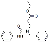 ethyl 3-(benzyl-(phenylthiocarbamoyl)amino)propanoate Structure