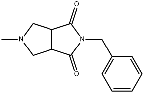 2-Benzyl-5-Methyltetrahydropyrrolo[3,4-c]pyrrole-1,3-dione Structure