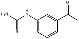 1-(3-乙酰苯基)-2-硫脲 结构式