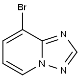 8-溴-[1,2,4]三唑并[1,5-A]吡啶 结构式
