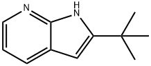 2-(TERT-ブチル)-1H-ピロロ[2,3-B]ピリジン 化学構造式