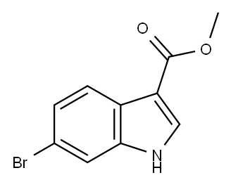 6-溴吲哚-3-羧酸甲酯, 868656-97-7, 结构式
