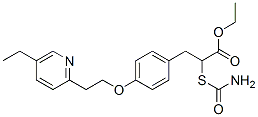 a-[(Aminocarbonyl)thio]-4-[2-(5-ethyl-2-pyridinyl)ethoxy]benzenepropanoic Acid Ethyl Ester|吡格列酮杂质D (EP)