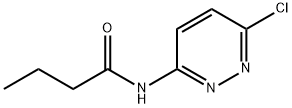 Butanamide, N-(6-chloro-3-pyridazinyl)- Structure