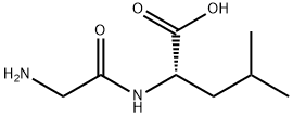N-Glycyl-L-leucine Structure