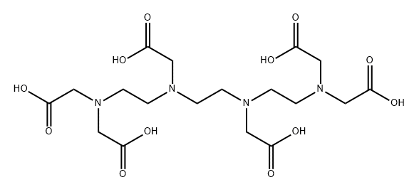 三亚乙基四胺六乙酸, 869-52-3, 结构式