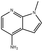 1-メチル-1H-ピロロ[2,3-B]ピリジン-4-アミン 化学構造式