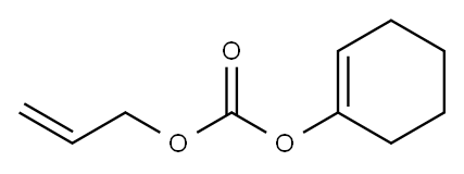 Carbonic acid, 1-cyclohexen-1-yl 2-propen-1-yl ester Structure