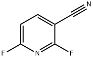 2,6-二氟-3-氰基吡啶 结构式