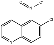 6-CHLORO-5-NITROQUINOLINE Struktur